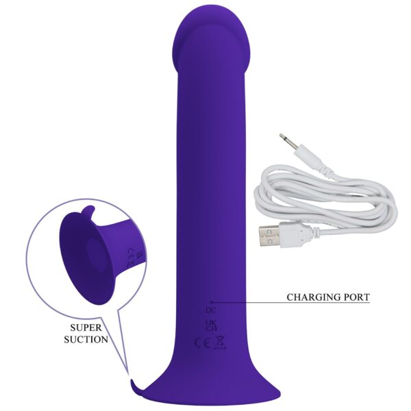 PRETTY LOVE   Murray   Youth, 12 pulse wave settings 12 vibration functions Suction base - obrazek 11