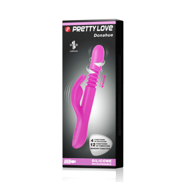 PRETTY LOVE   DONAHUE, USB, 12 vibration, 4 rotation - obrazek 10