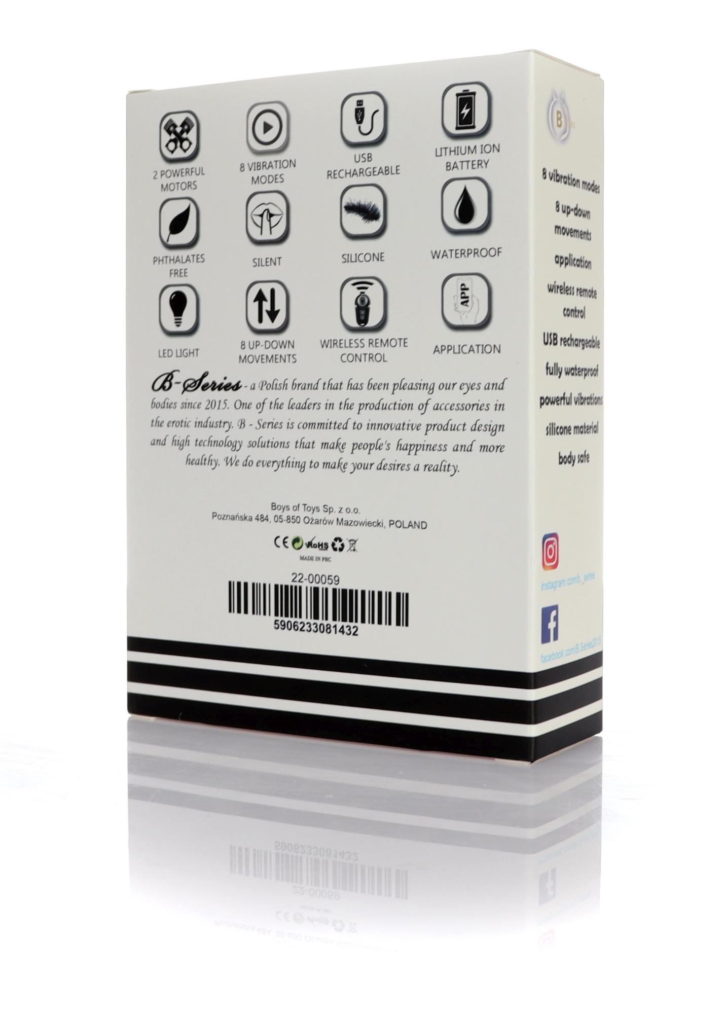 Stymulator Smart Massager USB 8 Functions / APP + Remote Control - obrazek 11