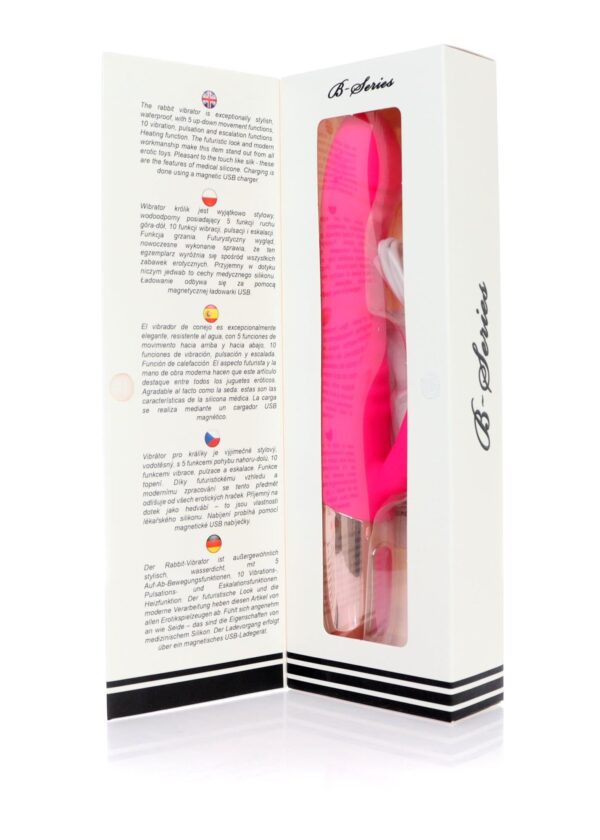 Wibrator   Rechargeable Thrusting Vibrator USB 10 Functions   Heating - obrazek 11