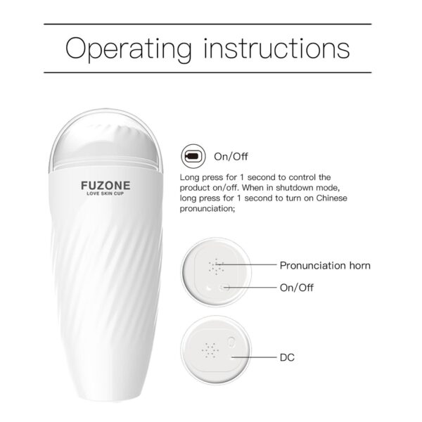 Vibrating masturbation cup USB, 10 functions of vibration / sensory function - obrazek 11