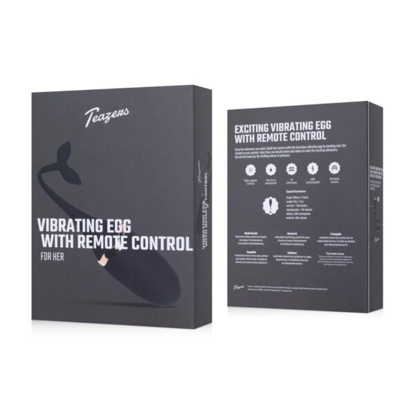 Luxurious Vibrating Egg w/ Remote Control   Black - obrazek 11