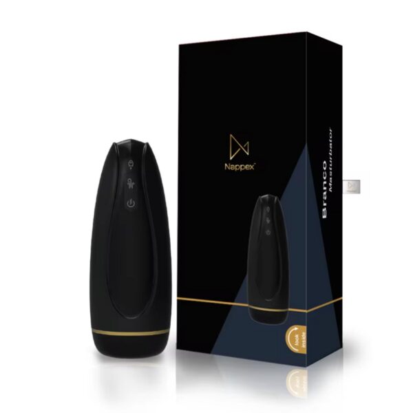 Masturbator   Nappex™ Branco Black   Premium Mastubators (10 Languages - obrazek 11