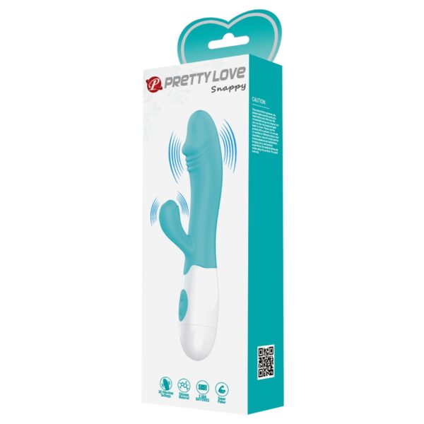 PRETTY LOVE   Snappy light blue, 30 vibration functions - obrazek 9