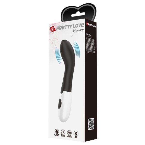 PRETTY LOVE   Bishop black, 30 vibration functions - obrazek 9