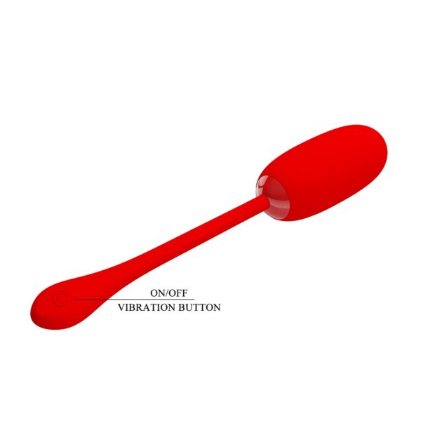 PRETTY LOVE   JULIUS EGG Red 12 function vibrations - obrazek 11