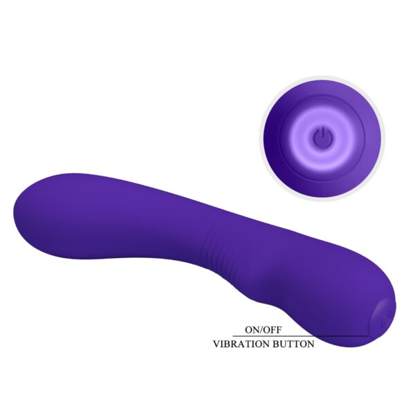 PRETTY LOVE   Matt Purple 12 vibration functions Memory function - obrazek 11