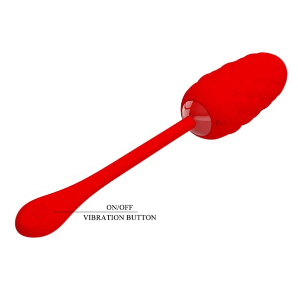 PRETTY LOVE   MARINA EGG Red 12 vibration functions - obrazek 11