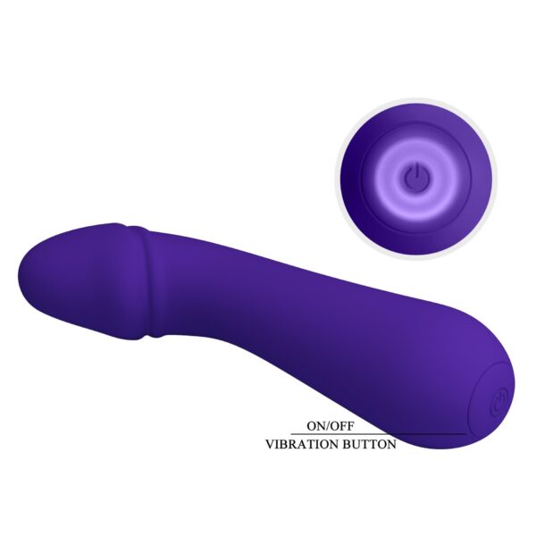 PRETTY LOVE   Cetus dark Purple, Memory function 12 vibration functions - obrazek 11