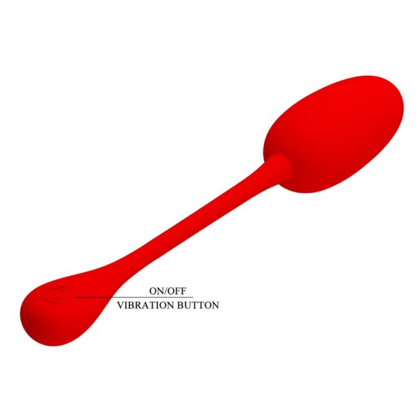 PRETTY LOVE   KNUCKER Red, 12 vibration functions Memory function - obrazek 11