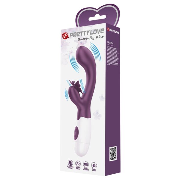 PRETTY LOVE   Butterfly Kiss purple, 30 vibration functions - obrazek 10