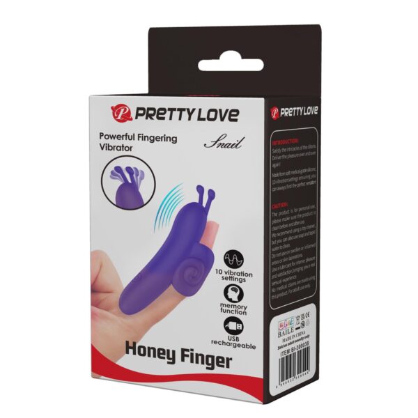 PRETTY LOVE   Snail Honey Finger, 10 vibration functions Memory function - obrazek 11