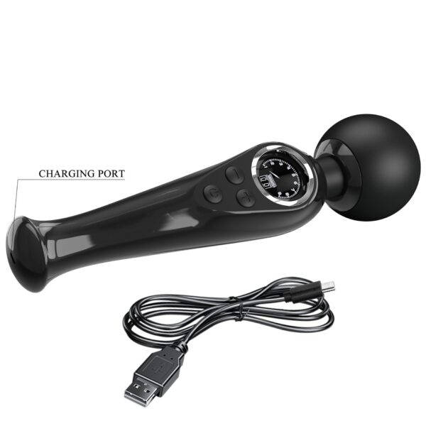 PRETTY LOVE   Skyler Black, 10 vibration functions 9 speed levels - obrazek 11