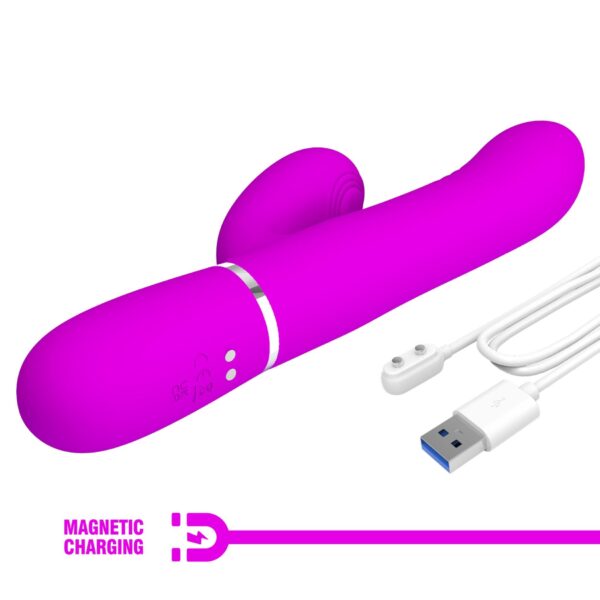 PRETTY LOVE   Mariana Purple, 7 vibration functions 7 thrusting settings, 4 rolling functions, 4 nodding functions - obrazek 11