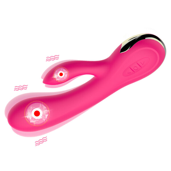 Wibrator Silicone Vibrator USB 7 Function + Booster / Heating - obrazek 12