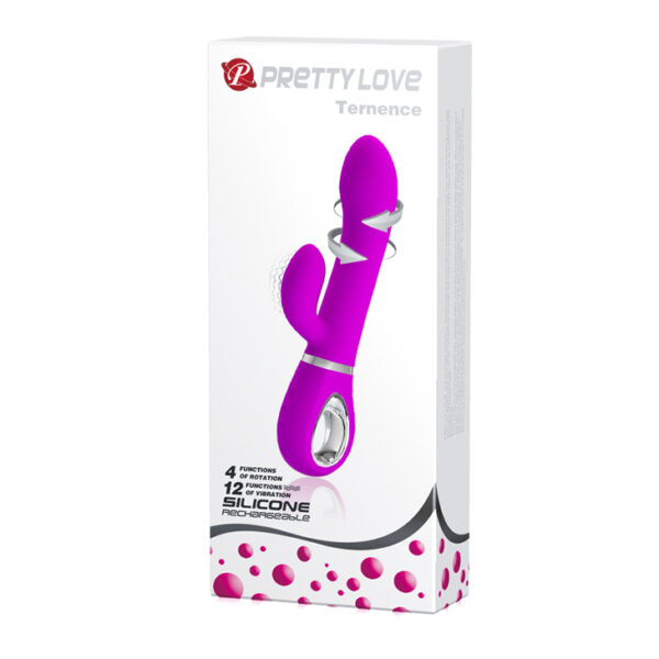 PRETTY LOVE   TERNENCE USB PURPLE 4 rot. 12 vibration - obrazek 10