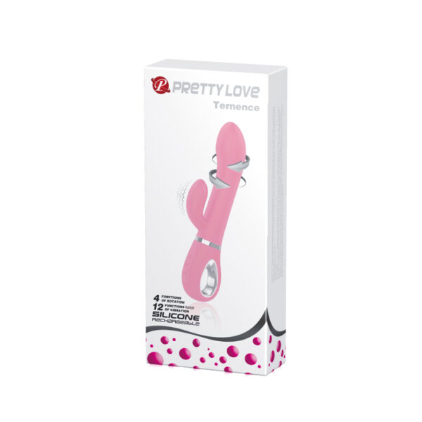 PRETTY LOVE   TERNENCE USB PINK 4 rot. 12 vibration - obrazek 10