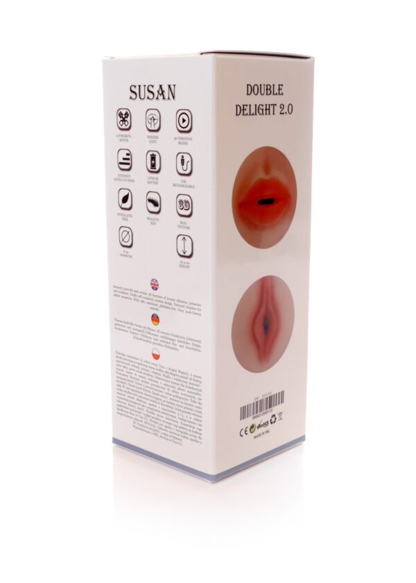 Masturbator  SUSAN Double Delight 2.0   36 functions USB - obrazek 12