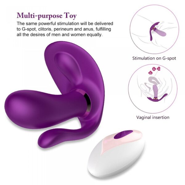 Remote wearable vibrator PURPLE - obrazek 12