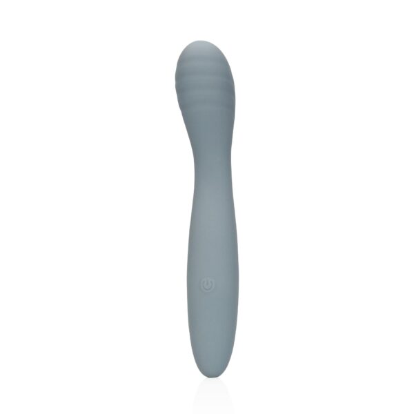Ultra Soft Silicone G Spot Vibrator   Basalt Grey - obrazek 12