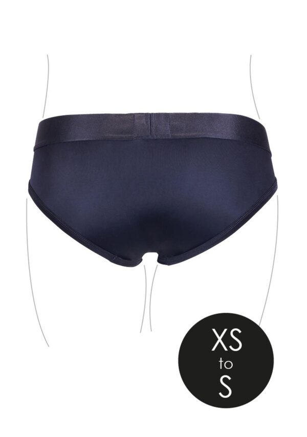 Vibrating Strap on High cut Brief   XS/S - obrazek 12