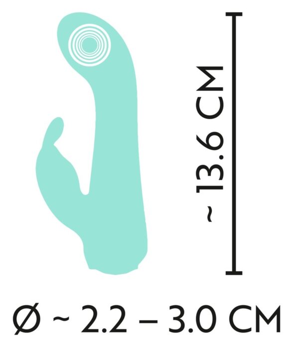 Cuties Mini Vibrator Green 4 - obrazek 12