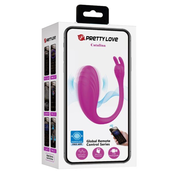 PRETTY LOVE   Catalina, 12 vibration functions Mobile APP Long distance Control - obrazek 12