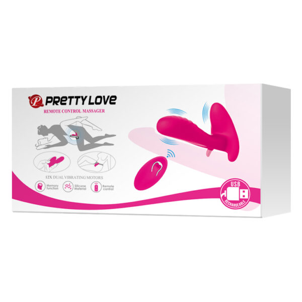 PRETTY LOVE  REMOTE CONTROL MASSAGER, 12 vibration functions Wireless remote control - obrazek 10