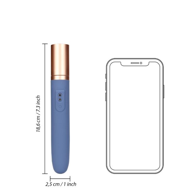 Travel Vibrator with Lube Compartment and Pump - obrazek 12