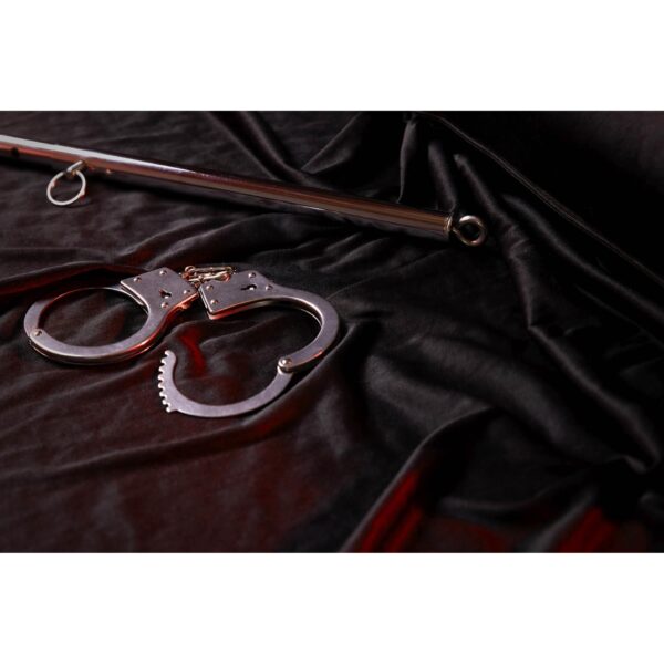 Metal Hand Cuffs   Silver - obrazek 12