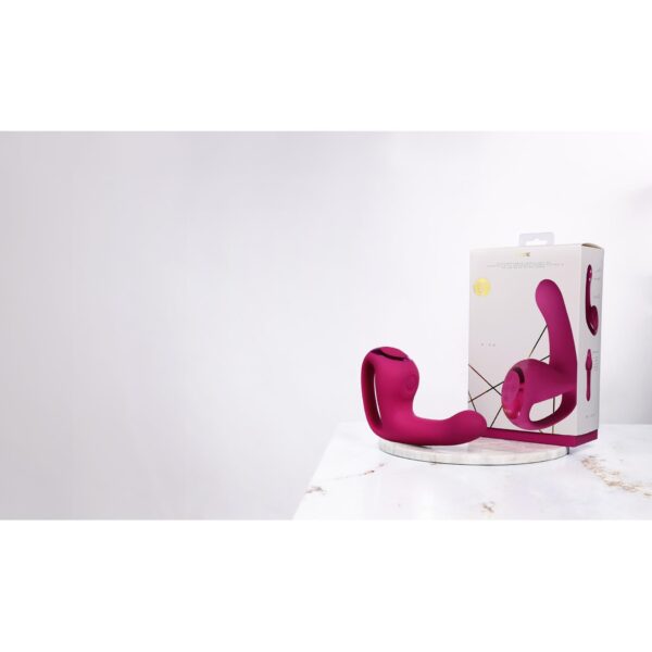 Riko   Rechargeable Triple Action Thumper with Advanced Finger Motion & Pulse Wave Stimulator   Pink - obrazek 12