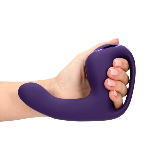 Riko   Rechargeable Triple Action Vibrator with Advanced Finger Motion & Pulse Wave Stimulator – Purple - obrazek 12