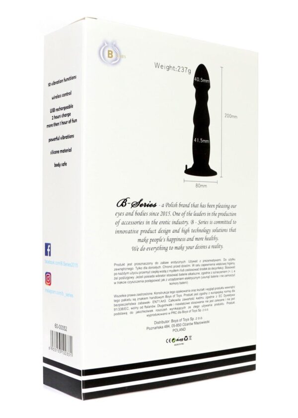 Stymulator Prostate Massager USB 10 Function / Remote Control - obrazek 12