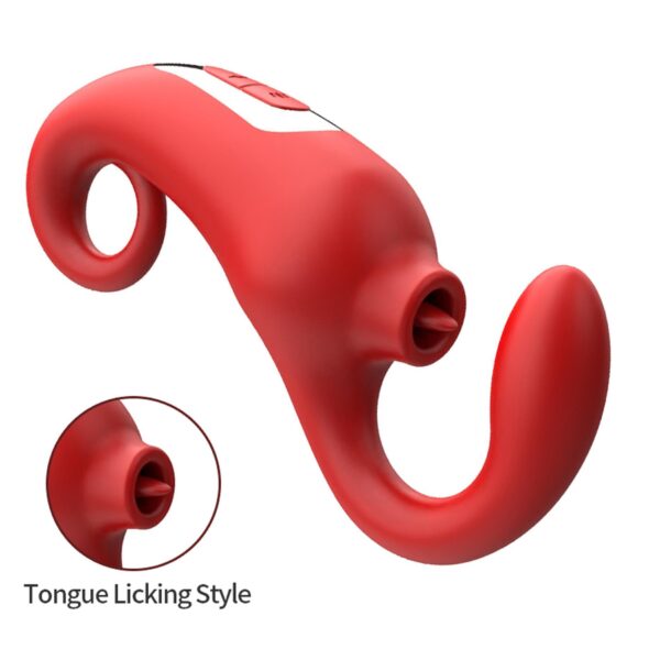 Wibrator Merfi, 10 vibration functions, 10 frequency tongue licking USB - obrazek 12