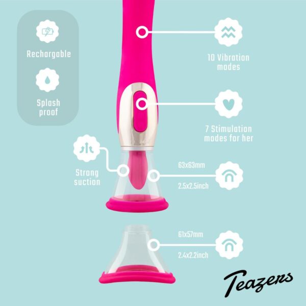 Pleasure Pump With G Spot Vibrator   Pink - obrazek 12
