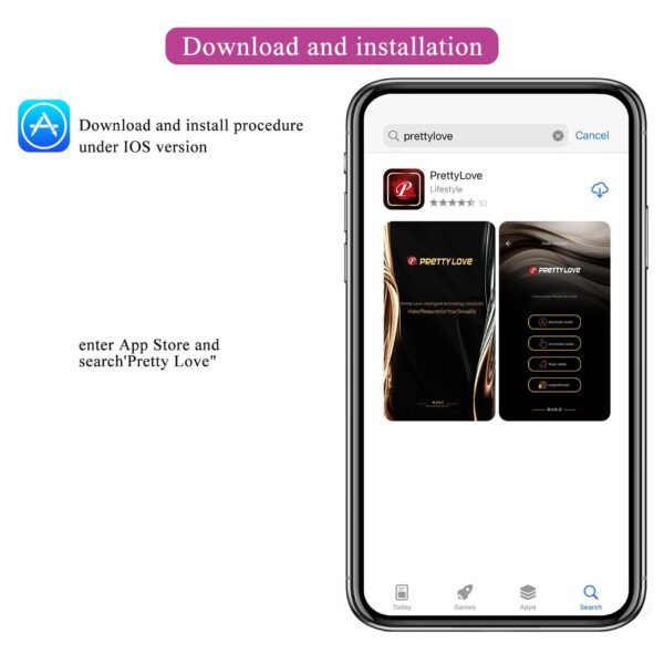 PRETTY LOVE   Abner, Mobile APP Long distance Control 12 vibration functions - obrazek 12