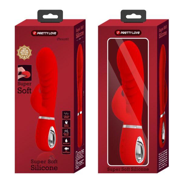 PRETTY LOVE   PRESCOTT Red 7 function vibrations - obrazek 12