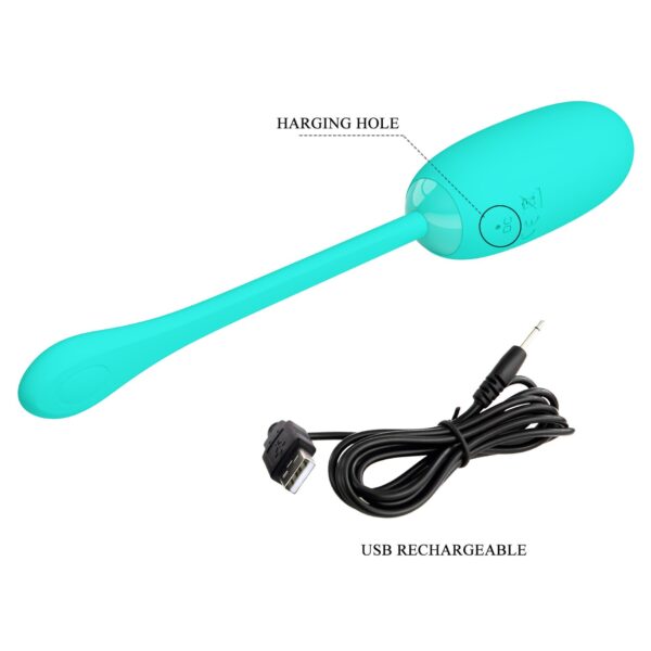 PRETTY LOVE   JULIUS EGG Green 12 function vibrations - obrazek 12