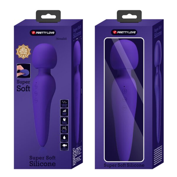 PRETTY LOVE   Meredith Dark Purple, 5 levels of speed control Memory function 7 vibration functions - obrazek 12