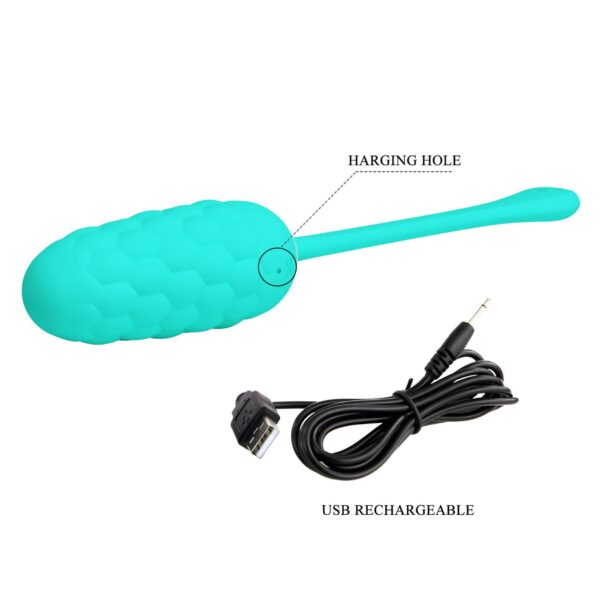 PRETTY LOVE   MARINA EGG Green 12 vibration functions - obrazek 12