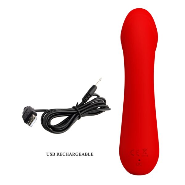 PRETTY LOVE   Cetus Red, Memory function 12 vibration functions - obrazek 12