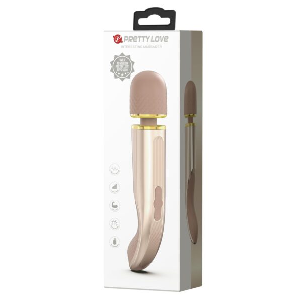 PRETTY LOVE   Interesting Massager Gold 5 levels of speed control 7 vibration functions - obrazek 12