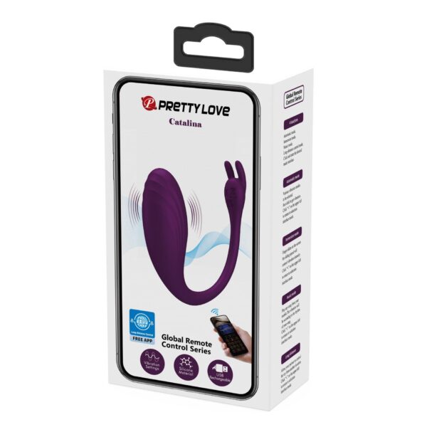 PRETTY LOVE   Catalina, 12 vibration functions Mobile APP Long distance Control - obrazek 12