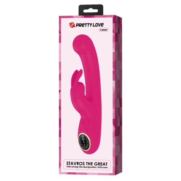 PRETTY LOVE   Lamar Pink, 10 vibration functions 9 speed levels - obrazek 12