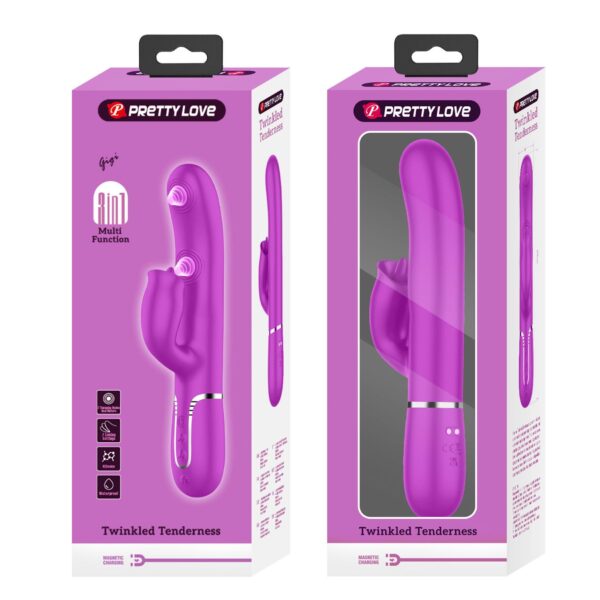 PRETTY LOVE   Gigi Purple, 7 thumping functions 7 licking modes - obrazek 12