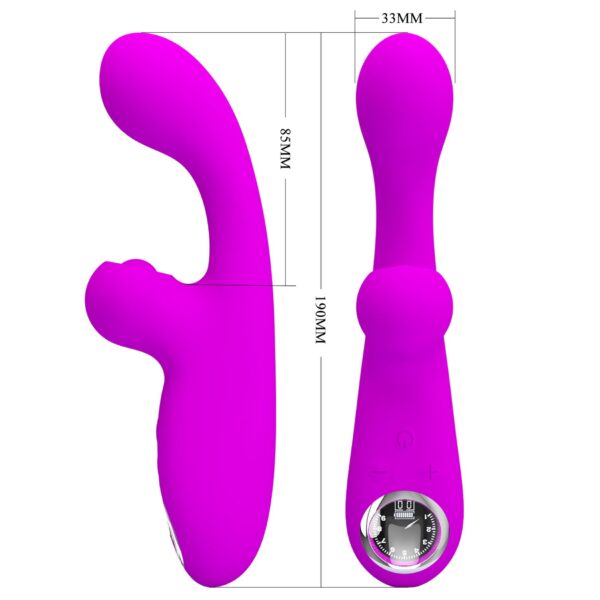 PRETTY LOVE   Skylar Purple, 10 vibration functions 9 speed levels 10 thumping functions - obrazek 10