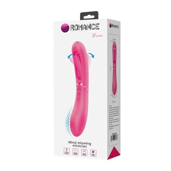 ROMANCE   Lexie, 7 vibration functions, 4 wiggling settings - obrazek 12
