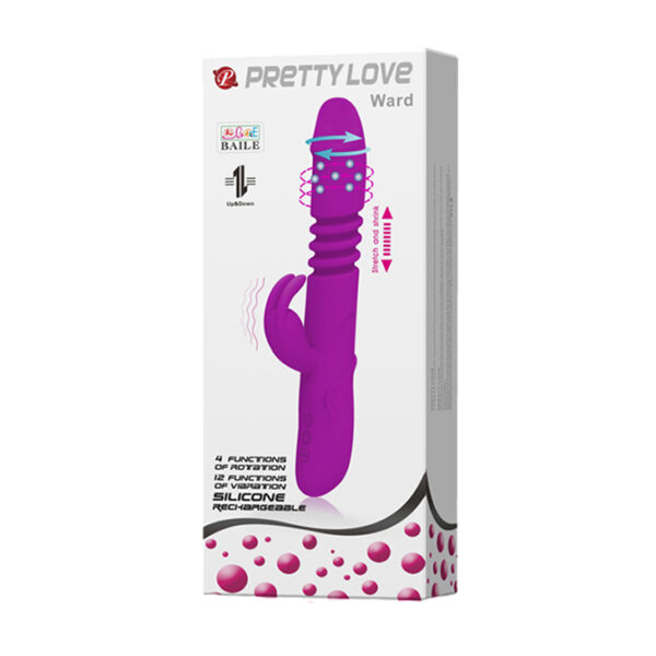 PRETTY LOVE   WARD, USB, 12 vibration, 4 rotation - obrazek 10