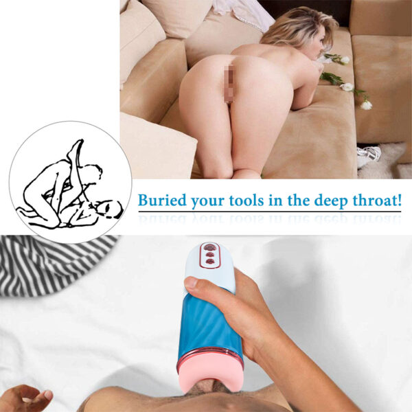 Masturbator Vibration 7, 7 Sucking modes, Hand - obrazek 13