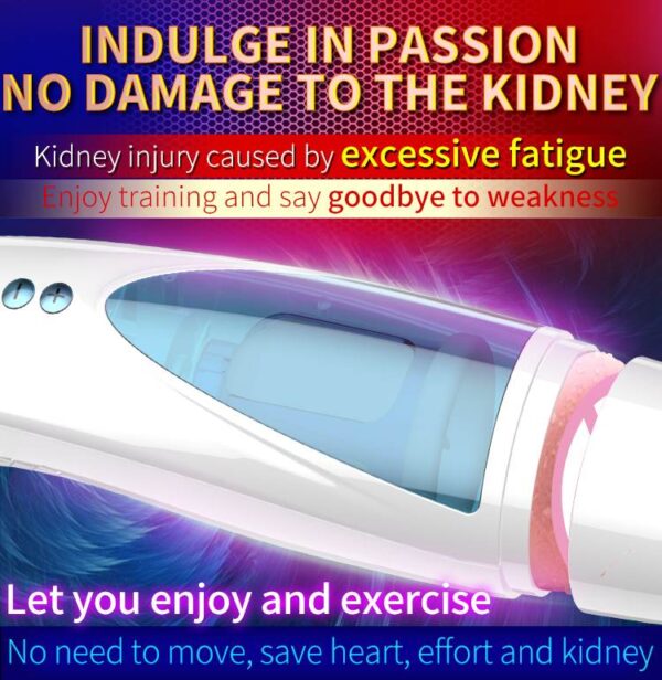 Masturbator Vibrating, Rotating and Flashing Masturbation USB 10+10 Function / Talk Mode - obrazek 13